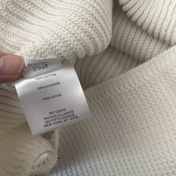 Ellen Tracy NEW Cotton Knit Sweater Long-sleeve Small - Picture 5 of 6